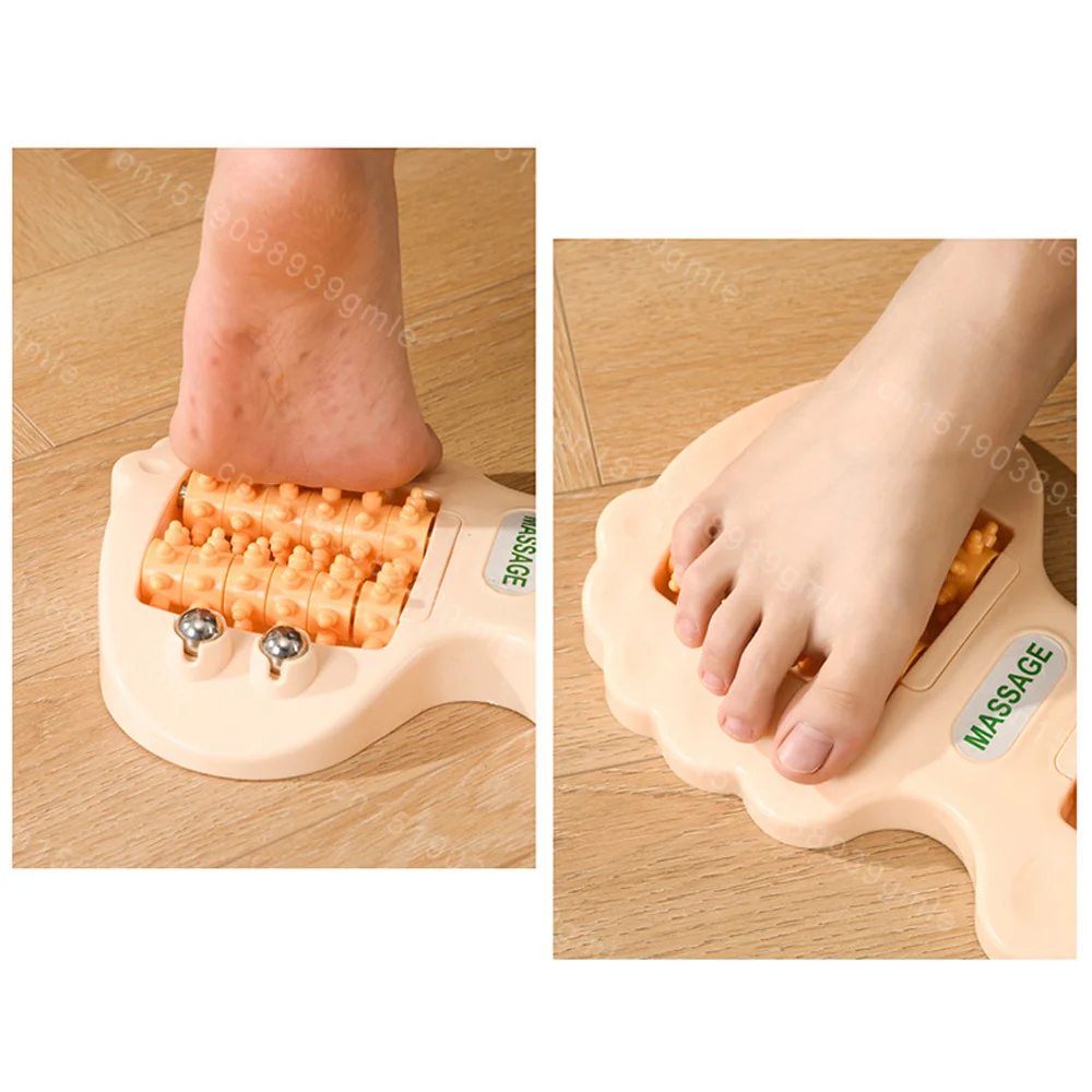 Foot Roller Massager Magnetic Bead Multi-Point Pressure Massage Tool Foot Therapy Relaxation Arch Heel Muscle Soreness Relief