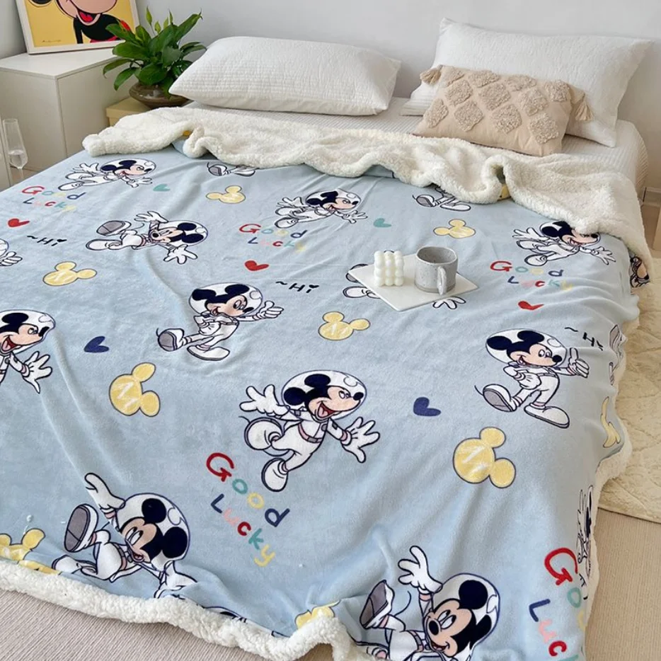 Bfrdollf Stitch Blanket, Flannel Blanket, Cuddly Blankets, Cartoon