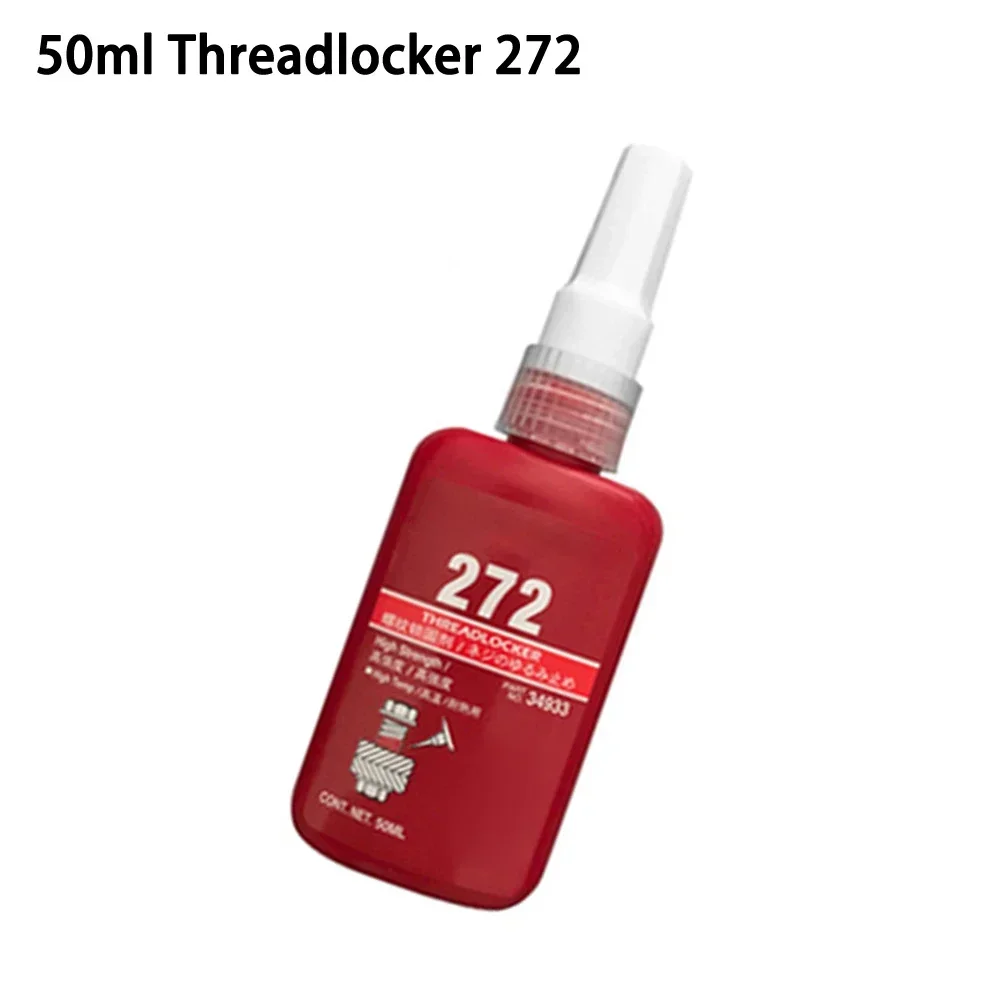 272 Threadlocker Tools Ethyl Dimethacrylate High Strength -54℃～230℃ 4000/5000mpa.s 50ml Anaerobic Glue Hot Sale