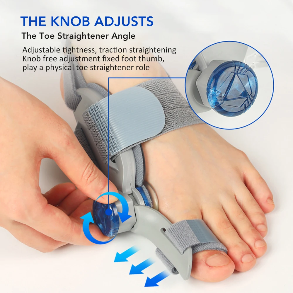 Adjustable Bunion Corrector for Big Toe Valgus Correction