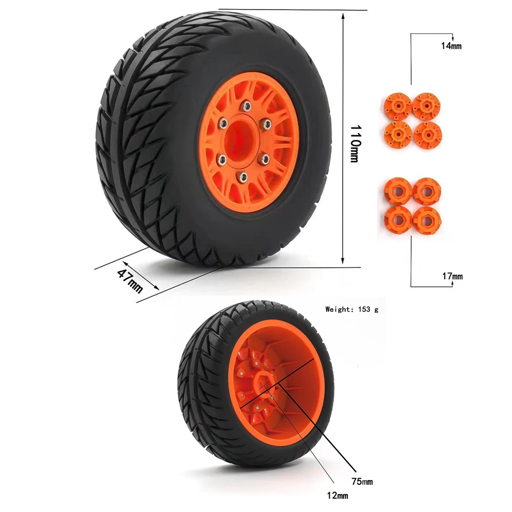 

1/8 1/10 грузовик с универсальным колесным ободом для внедорожника Радиоуправляемый автомобиль UDR HOBAO 8SC ARRMA Outcast Kraton Senton FS KM SLASH