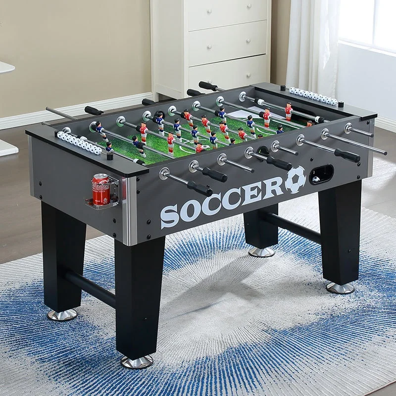 Indoor Football Machine Large Adult Table Football Table Solid Wood Multi-Layer Board Wood Color Leisure entertainment equipment