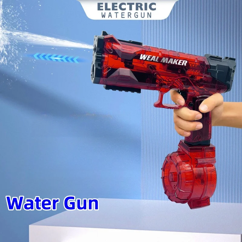 

Large Capacity Electric Toy Water Gun Outdoor Automatic Induction Water Absorption High-tech Children's Toys Summer Pool Beach