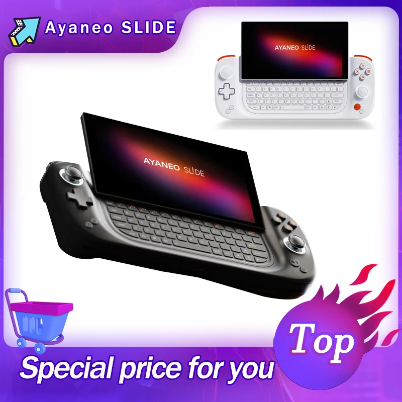 Ayaneo SLIDE 7840U Handheld Game Console, Laptop, 6