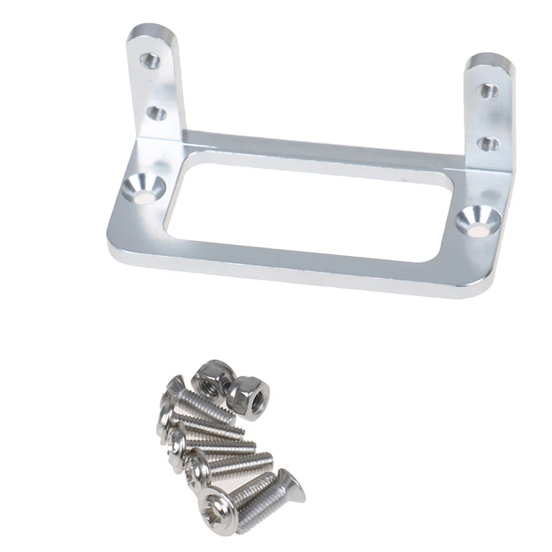 Standard Servo Mount Stand Holder Bracket for RC Boats - Silver Finish