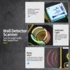 FNIRSI WD-01 WD-02 Metal Detector Wall Scanner with Newly Designed Positioning Hole for AC Live Cable Wires Metal Wood Stud Find 3