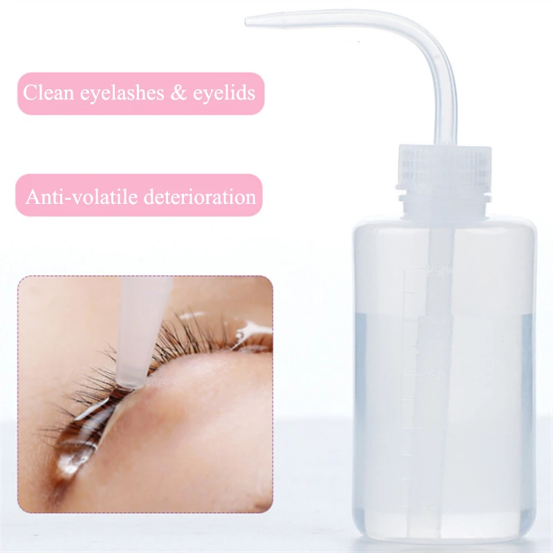 Eyelash Cleaning Washing Bottle Eyelash Extension Tool Elbow Narrow