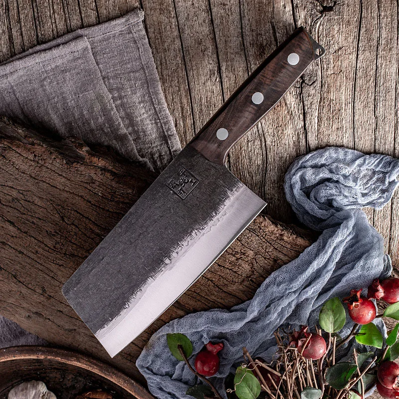 Handcrafted Chinese Kitchen Knife - High-Carbon Clad Steel - Precision and  Durability – Cleaver-Market