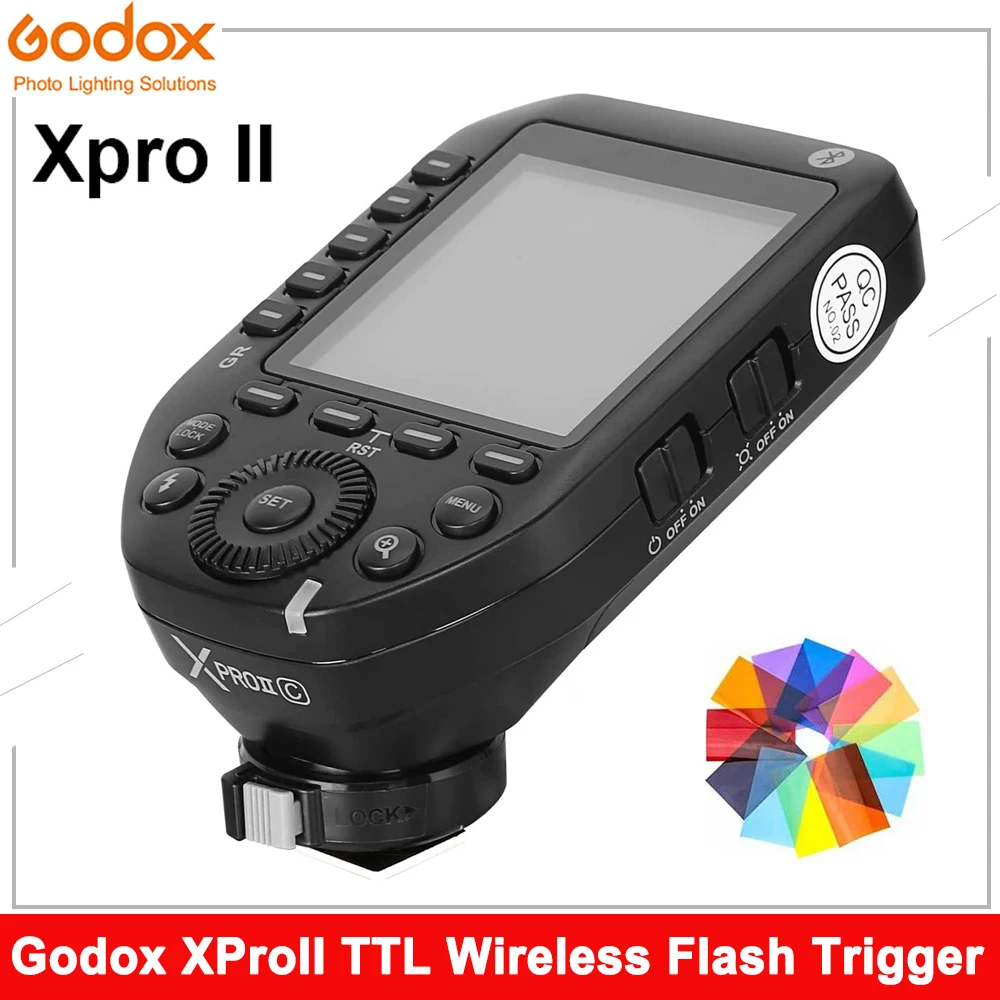 Godox Xpro Ii Ttl Wireless Flash Trigger 2.4G Hss Trasmettitore Bluetooth Grande Schermo Per Canon Nikon Sony Fuji Olympus Pentax
