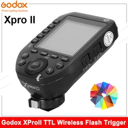 Godox XPro II TTL Wireless Flash Trigger 2.4G HSS Transmitter Bluetooth Large Screen for Canon Nikon Sony Fuji Olympus Pentax