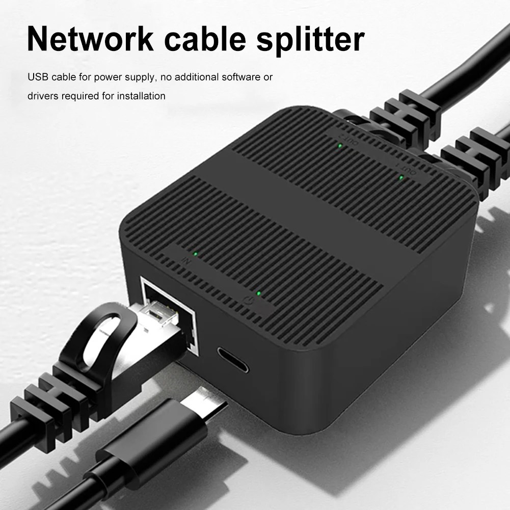 네트워크 케이블 분배기 1000Mbps 기가비트 네트워크 스위치 외부 네트워크 스위처 분배기 데스크탑 TV 박스용 RJ45 기가비트 스위치