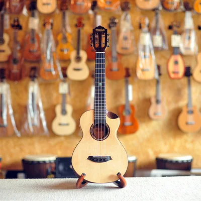 Mauloa 26 in Ukulele Tenor Picea Asperata Hawaiian profesyonel d rt dize gitar antas Tuner Capo kay