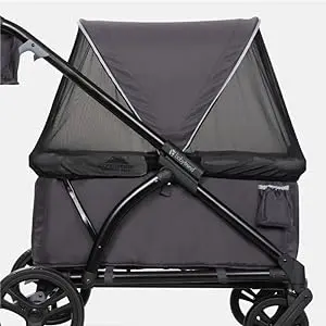Baby Trend Expedition 2-in-1 Stroller Wagon UPF 50+ Canopy with Air-Flow Mosquito Netting