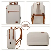 Fashionable and Simple Large-Capacity Backpack Daily Commuting Office Computer Bag - Image 6