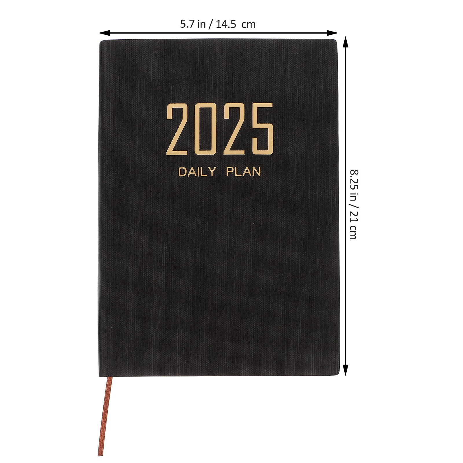 다기능 2025 데일리 플래너 노트북 A5 컴팩트 휴대용 위클리 먼슬리 오거나이저 노트북 스케줄북