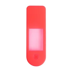 Waterproof Silicone Dashboard Case for Electric Scooter Display Screen Protection (Red)