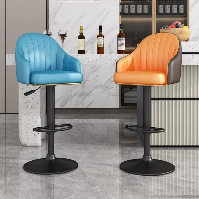 

Nordic Lounge Bar Chairs Bedroom Adjustable Kitchen Women Bar Stools Living Room Luxury Sillas Altas Para Barra Home Furniture