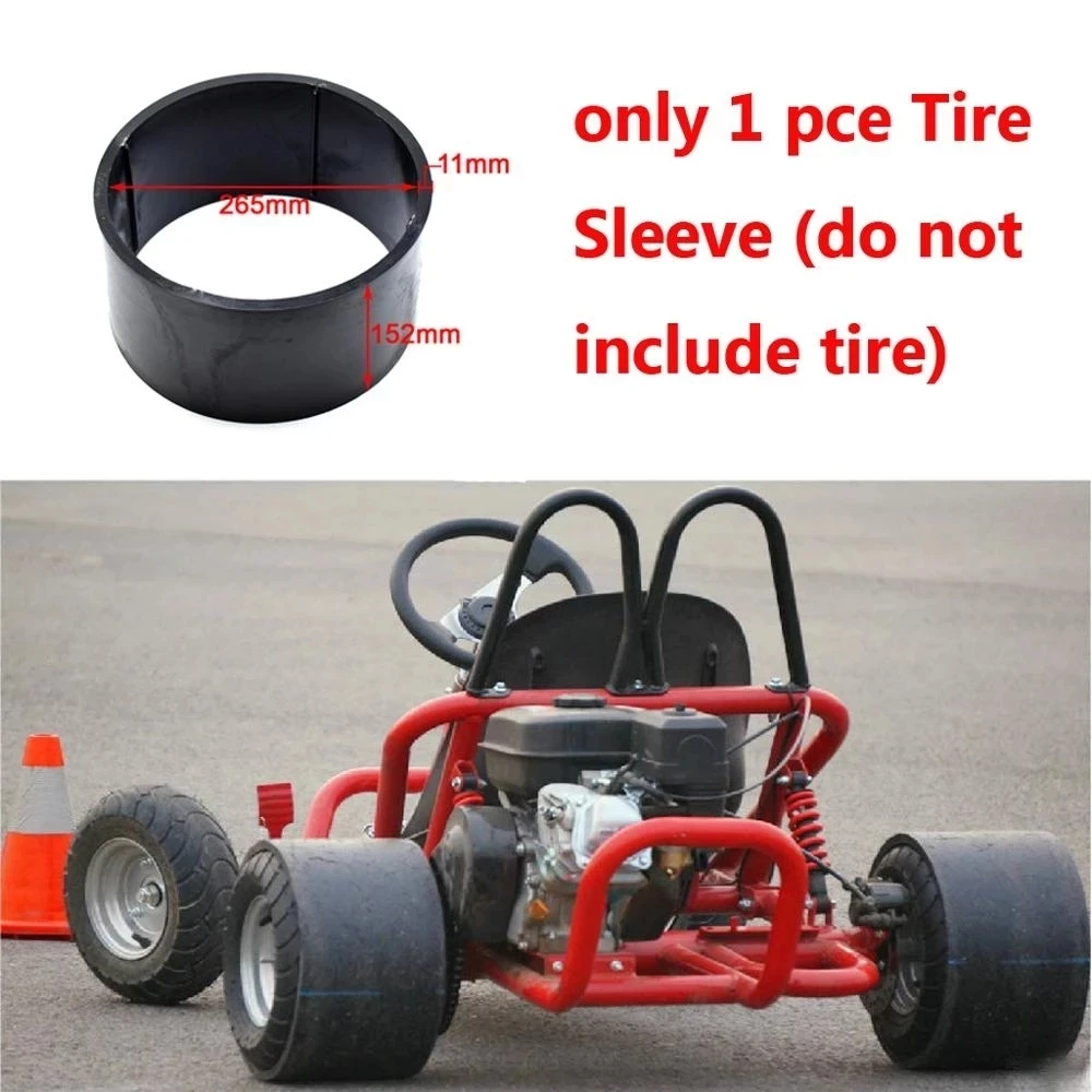 Go kart modified 5 inch Plastic Wheel Replacement PVC drift ring For 11X7.10-5 10X4.50-5 inch tire wheel Sleeve Street