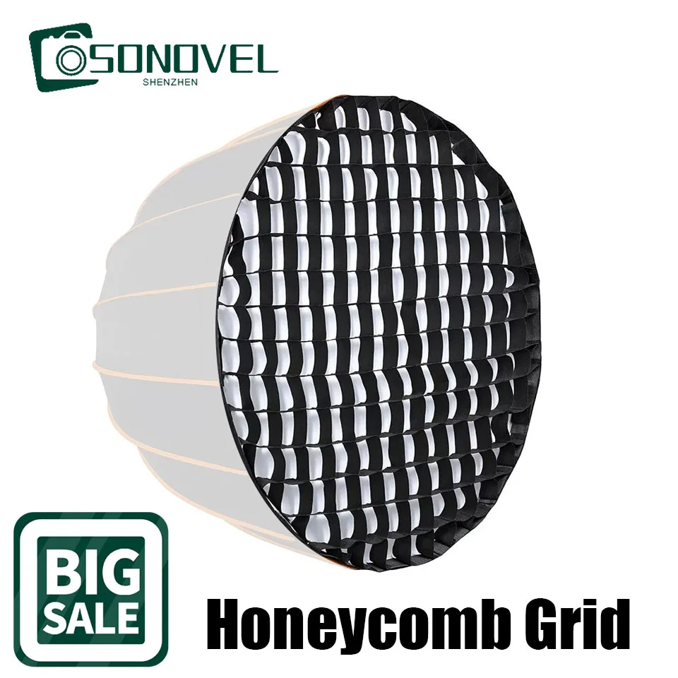 

Softbox Honeycomb Portable Grid Mesh for S-type Umbrella Photography Studio Flash Strobe Light Circular 70cm 90cm 120cm