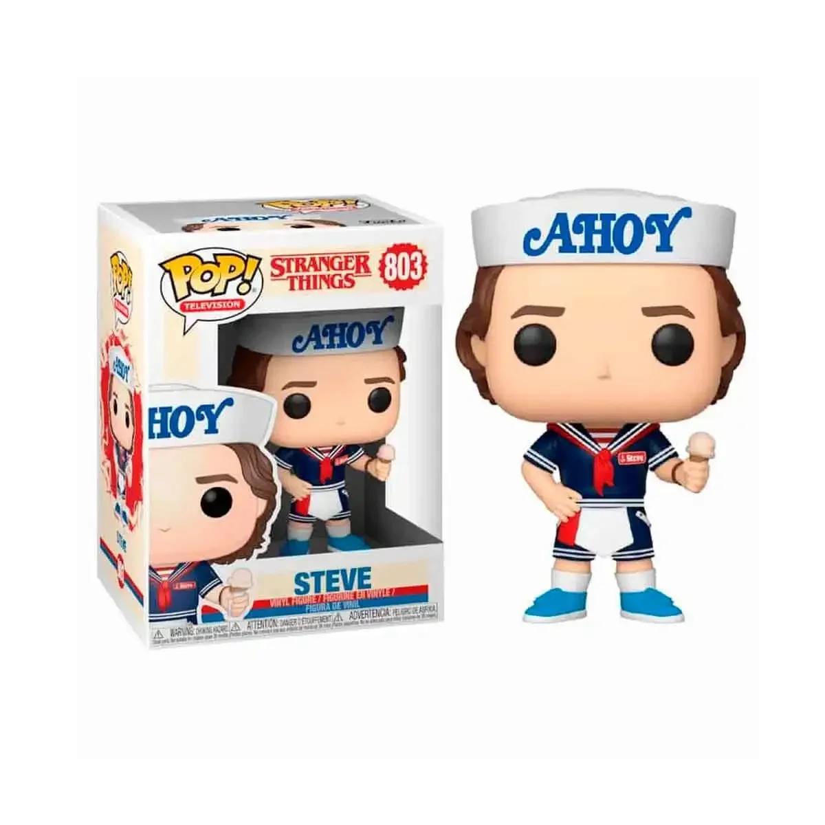 thumbnail image 4 of Figura de acción de vinilo coleccionable Funko POP Dustin #804 Dustin #828 424#, modelo de colección, regalo, juguetes para niños, 4 of 5