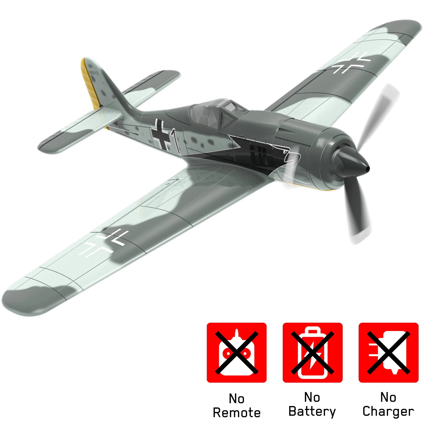 Planeur RC P51 Mustang 2.4GHz 3CH - Avion télécommandé pour débutants
