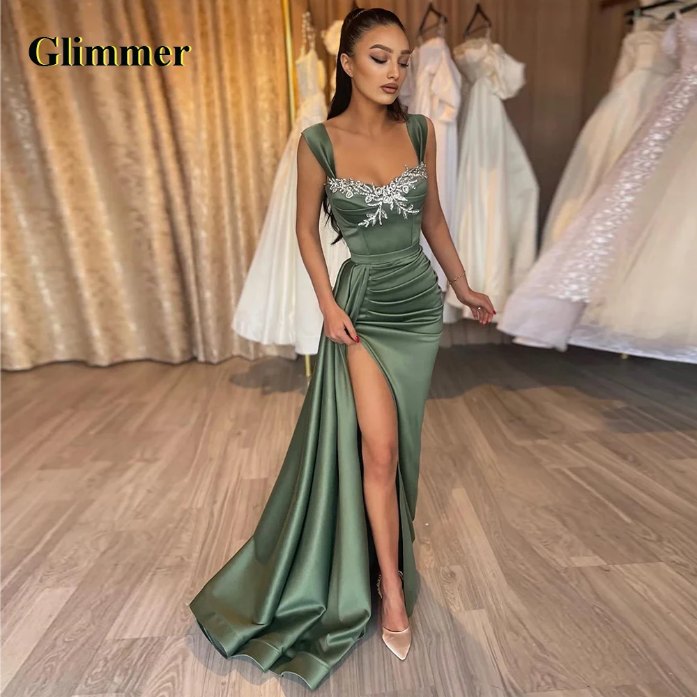 

Glimmer Tank Simple Backless Evening Dresses Formal Prom Gowns Customizable Colors Abendkleider Vestidos De Gala For Women 2023