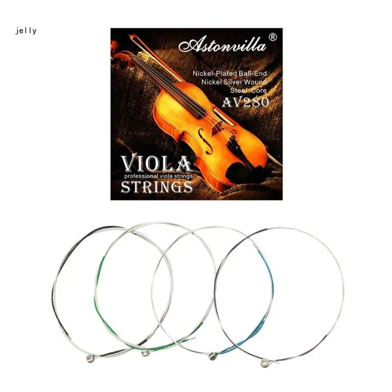 

448C Universal Viola Strings Set Stainless Steel Wire Strings Viola Accessories