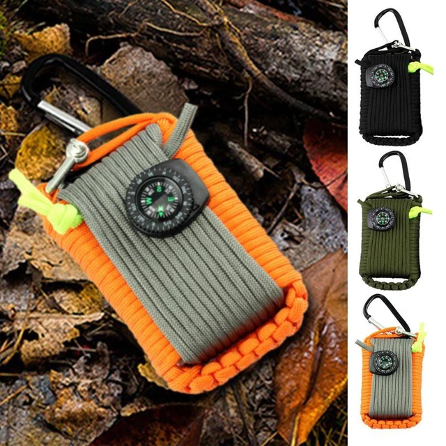 Survival Kits Survival Gear And Equipment Hunting Fishing Includes Line Saw  Paracord Pin Return Pin Hiking Buckle etc. - AliExpress