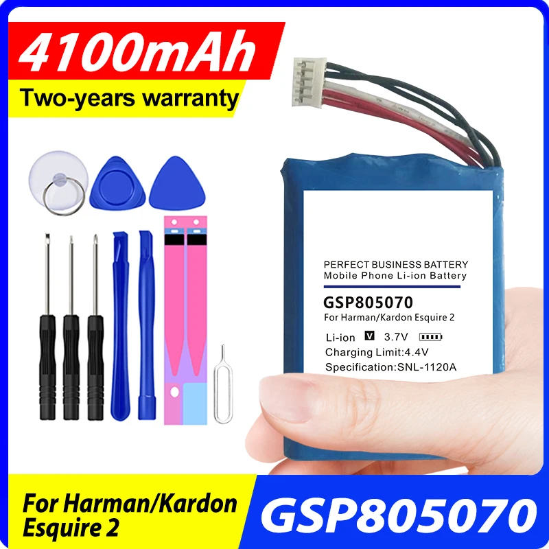 Batteria Di Ricambio Gsp805070 4100Mah Di Alta Qualità Per Strumenti Harman/Kardon Esquire 2 +