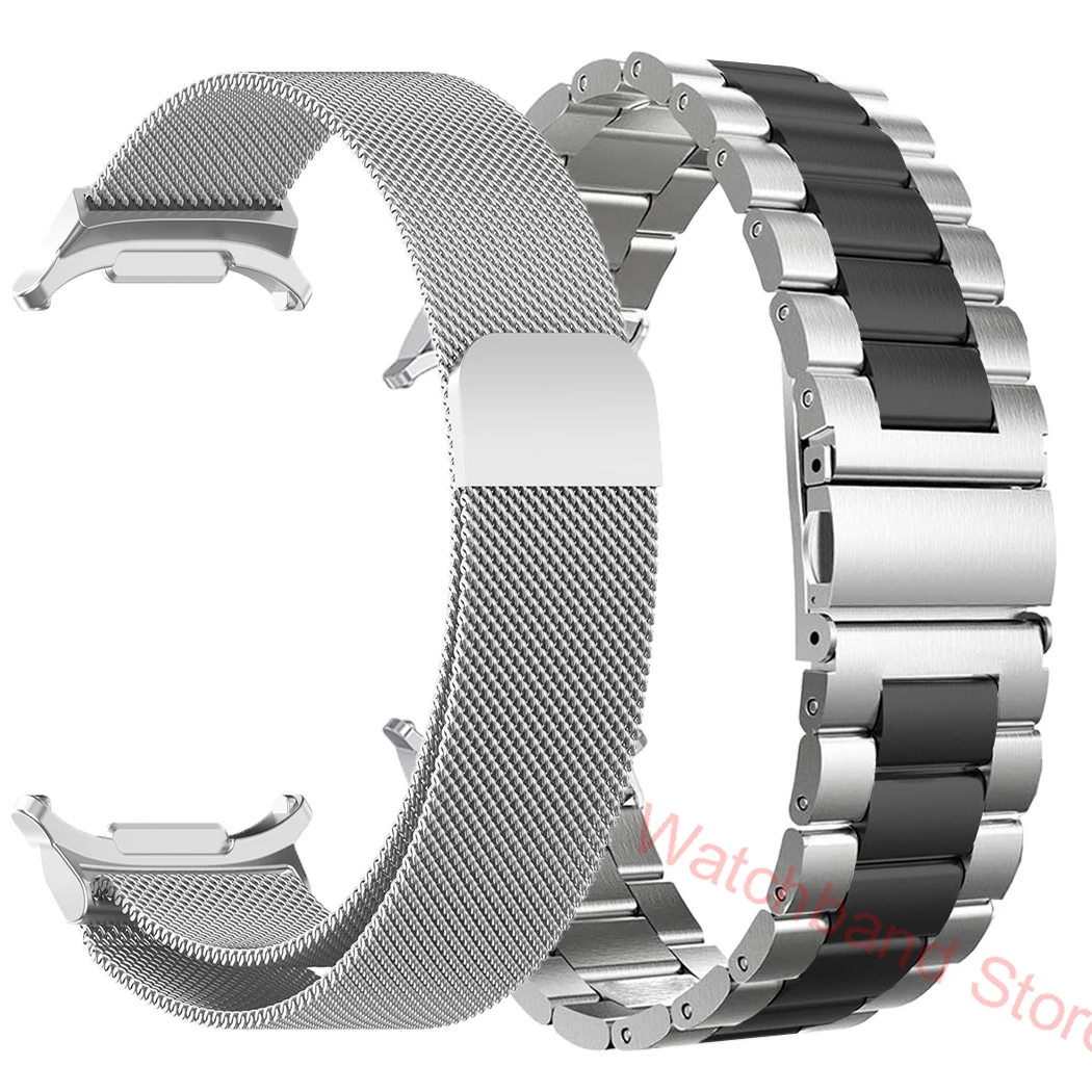2-Pack Metal Strap - Stainless Steel Milanese Loop Bracelet
