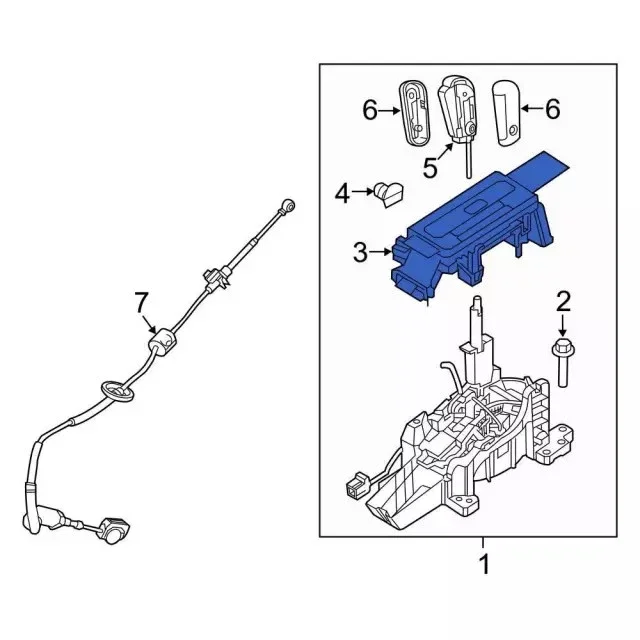포드 F-150 11-14용 자동 변속기 기어 셀렉터 커버 BL3Z-7D443-CA, 센터 트랜스미션 시프트 플레이트 BL3Z7210CA