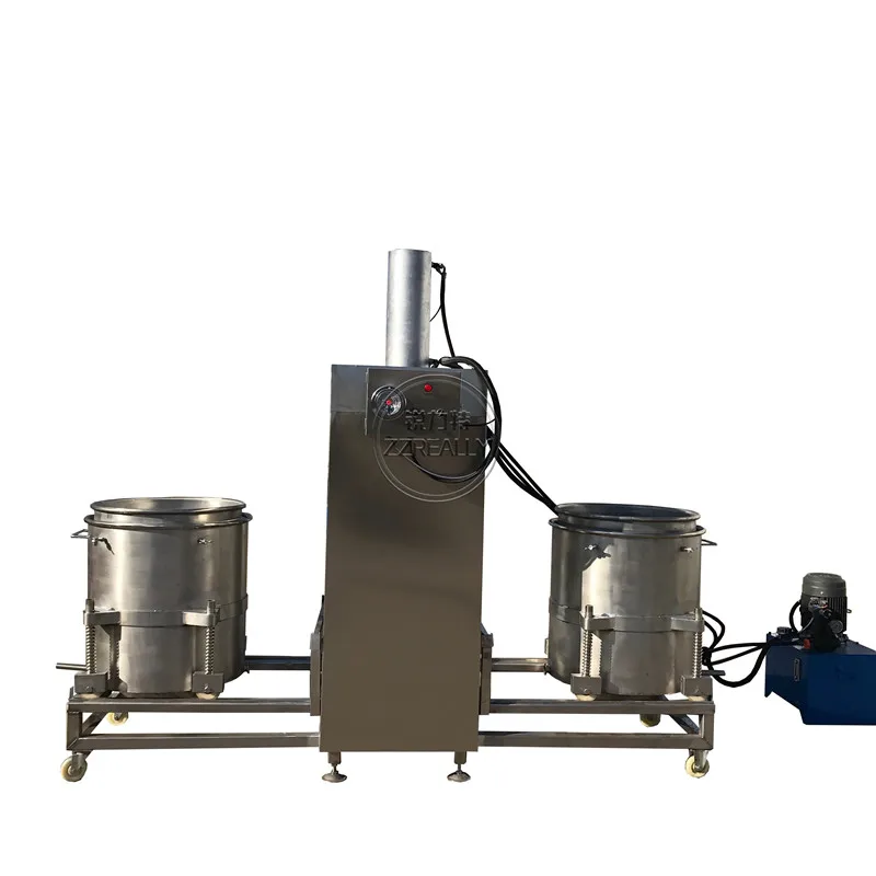 Stainless Steel Double Barrels Cold Extractor Vegetable Juicer Extractor Oil Filter Press Equipment Dehydrator Juice Press 3