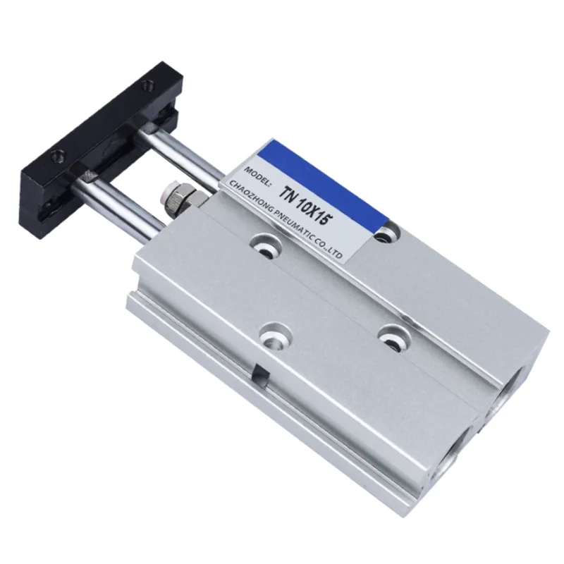 

Пневматический цилиндр из алюминиевого сплава с двойным стержнем 16x70 мм TN16x70