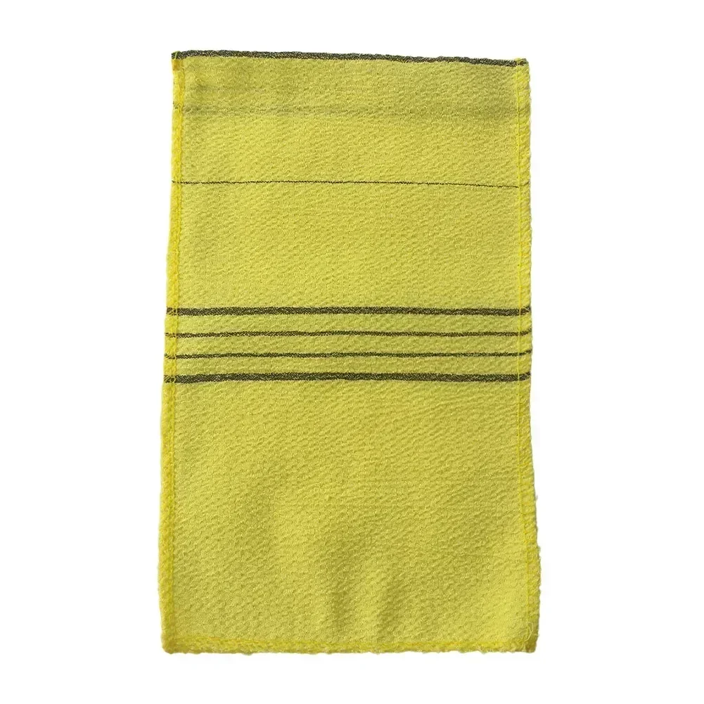 Koreanisches Peeling-Waschlappen Set – 5 Farben, Ca. 29 X 100 Cm, 100% Nylon | Zum Schrubben Trockener Haut, Wiederverwendbar