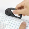 Easy-Glide Wrapping Paper Cutter with Safe Razor Blade, Perfect for Gift Wrap, Crafts & Office Use, Ensures Precise Cuts