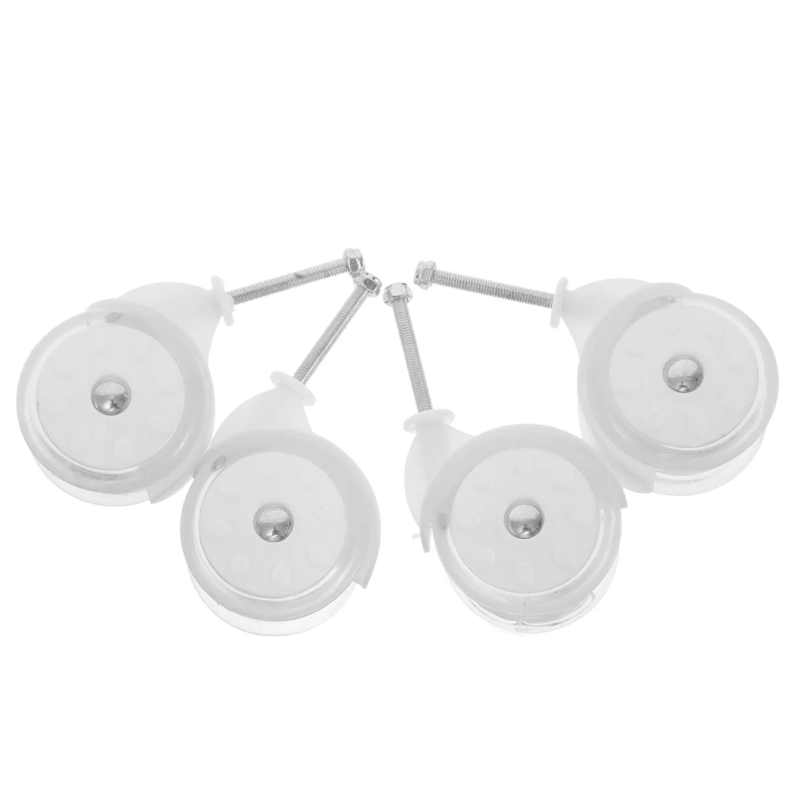 4Pcs 베이비 워커 교체 바퀴 안정적이고 부드러운 움직임을 위한 범용 플라스틱 키트 베이비 워커용 안전 교체 부품