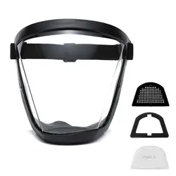 Enhanced HD Clear Full Face Shield Mask - Anti - Fog Safety Protective Cover for Agricultural and Pesticide Spray Protection (C Upgraded version)
