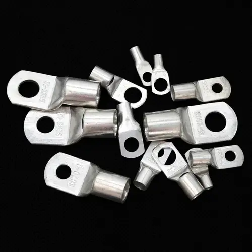 SC Type Wire Nose Terminal SC6 SC10 SC16 SC25 SC35 Bare Copper Battery Block Lugs Hole ID6/8/10/12mm Crimp Wire Connector - Image 4
