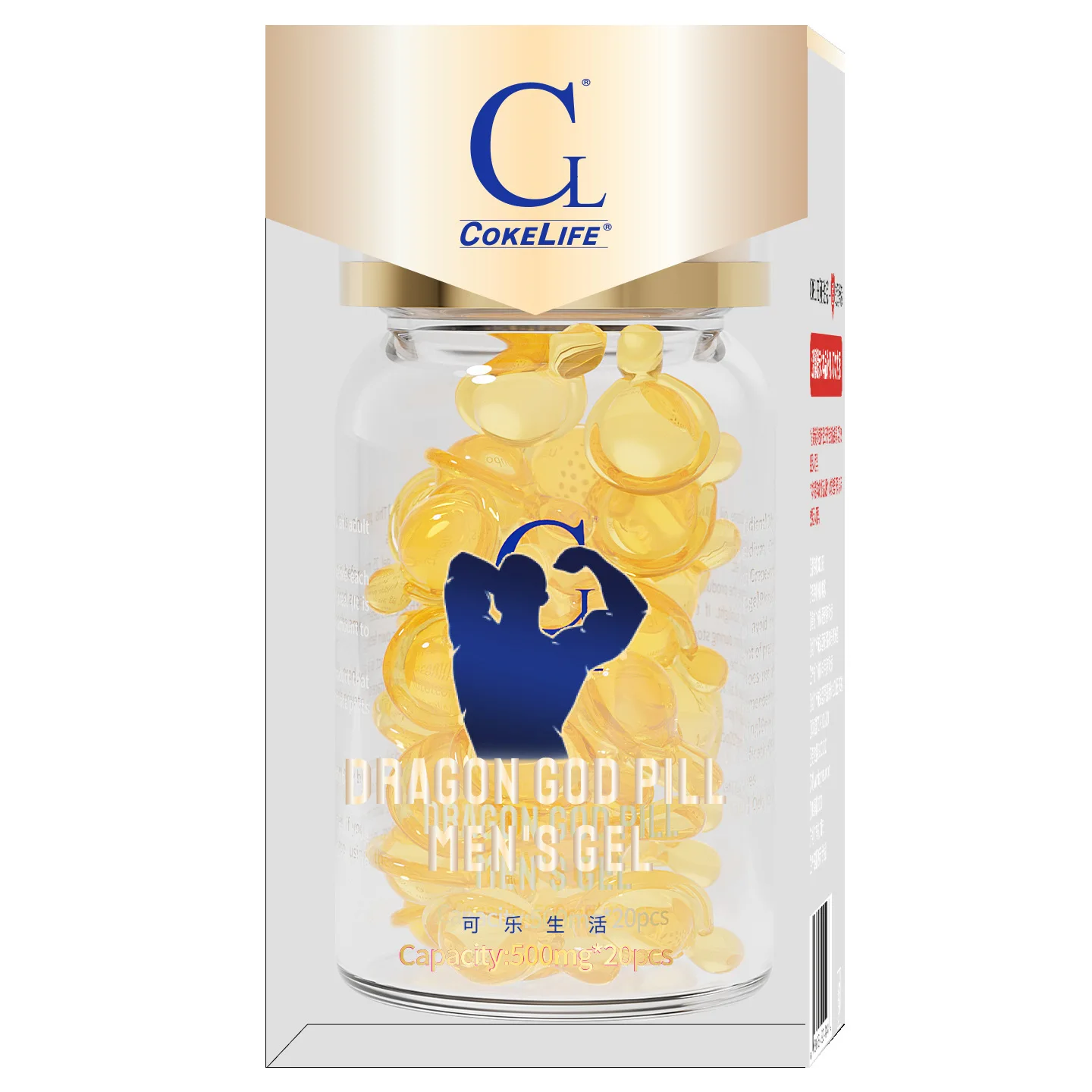 Natural Delay Gel Capsules for Men | External Ejaculation Retardant | Enhanced Sensory Experience | Adult Intimacy Aids