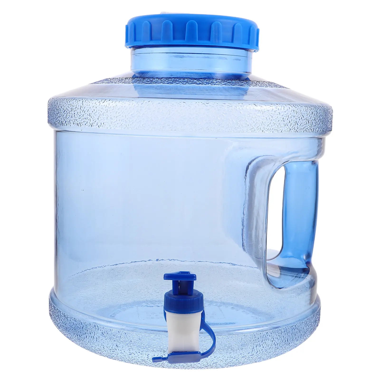 1세트 7.5L 재사용 가능한 플라스틱 물 저장통(내장형 스피곳 포함) 하이킹, ..