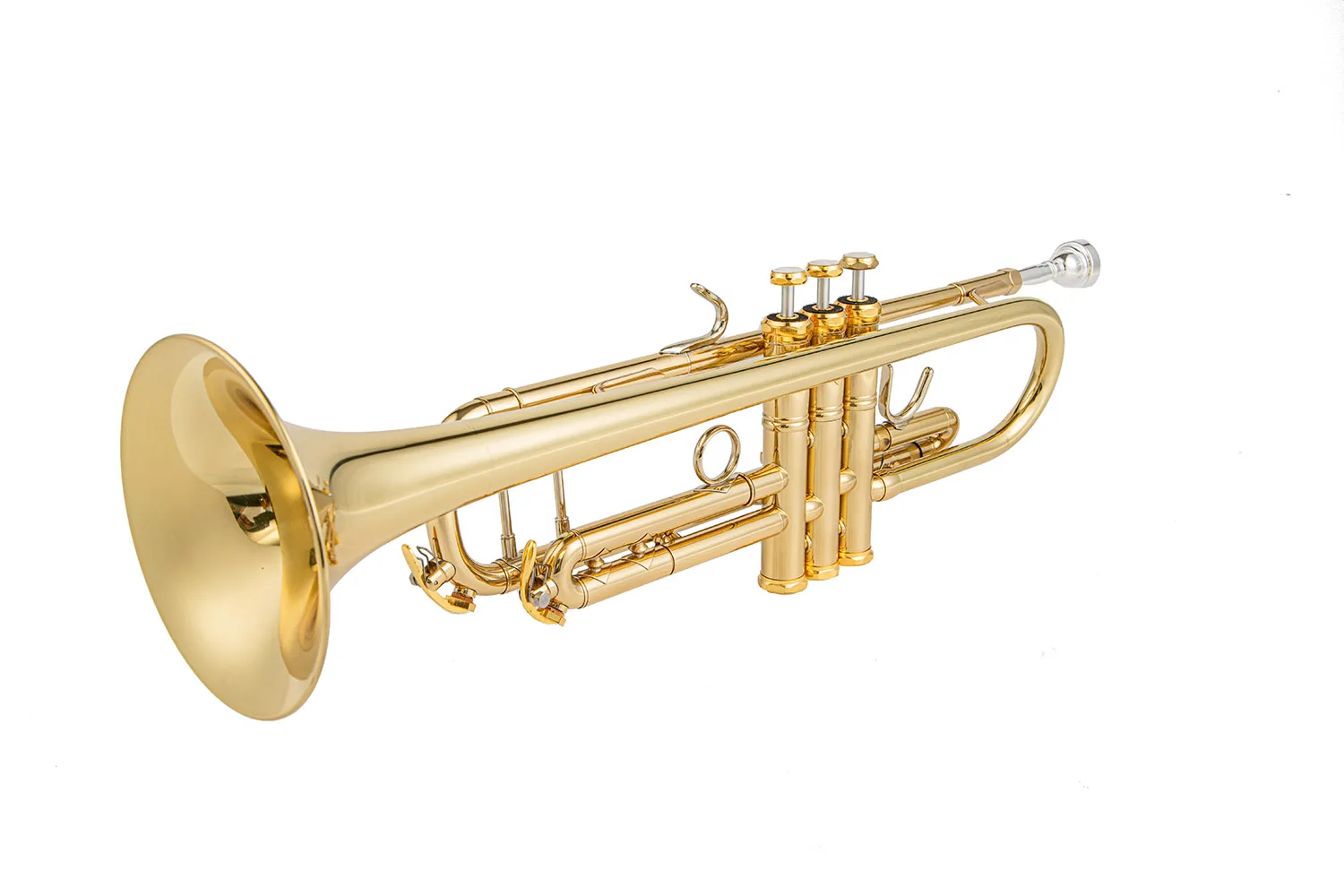 LT180 Professional trumpet B flat paint gold Trumpet School stage play adult Students instrument Bb Trumpet with Monel Valves