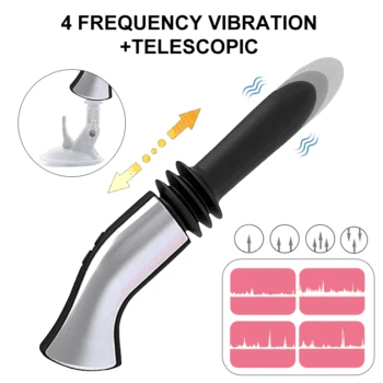 Female Automatic Sex Machine Telescopic Dildo Vibrator Sex Toys for Women G-spot Thrusting Massager Retractable Dildo Vibrator 5