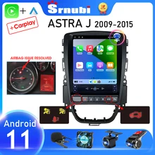 Srnubi Android 11 Car Radio for Opel Astra J Verano 2007 – 2014 Multimedia Player 2 Din GPS Maps Carplay Auto Stereo DVD 2din