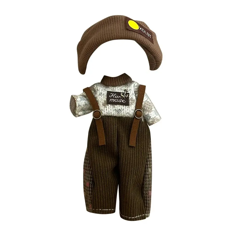 8-teiliges BJD Material OB11 Kleidungsset mit Bärenohren, Kapuzenumhang, Hasenohren für Puppenhaus-Dekoration und Teenager-Kollektion – Detail 5