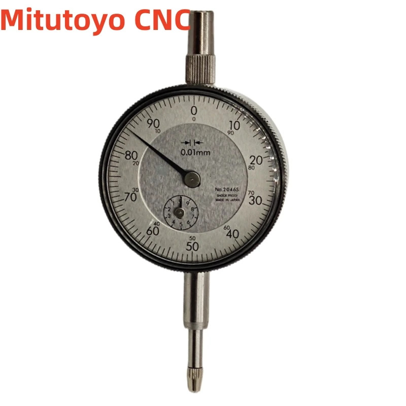 

1PC Mitutoyo CNC Dial Lever Table Gauge Dial Indicator 2046S 0-10mm Meter Precise 0.01mm Resolution Indicator Mesure Instrument