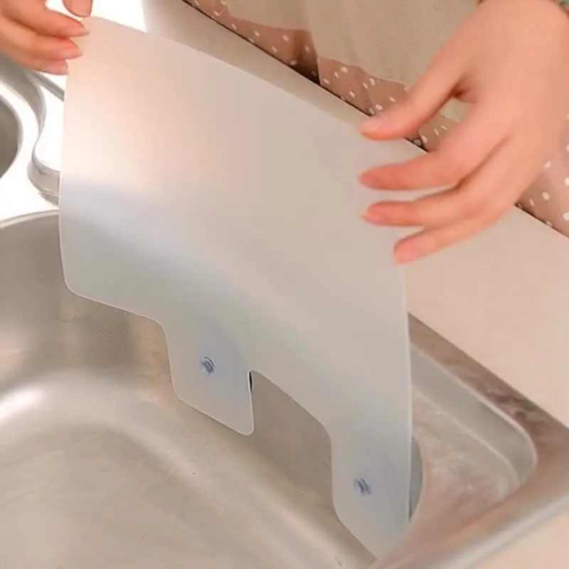 LALADEFIEE Paraspruzzi Regolabile Per Lavello Cucina Protezione Antispruzzo Per Lavaggio Dei Piatti Deflettore Per Accessorio Pratico E Resistente Per Lavello Salvaspazio Cucina - 9