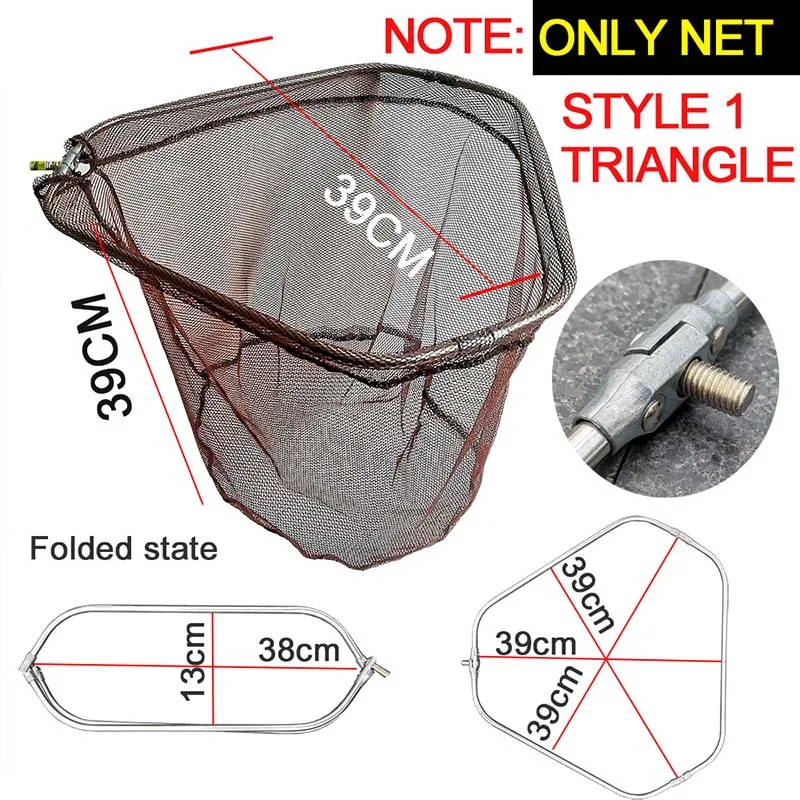 BAKAWA Portable Foldable Net Fast Folding Fly Fishing Hand Nets
