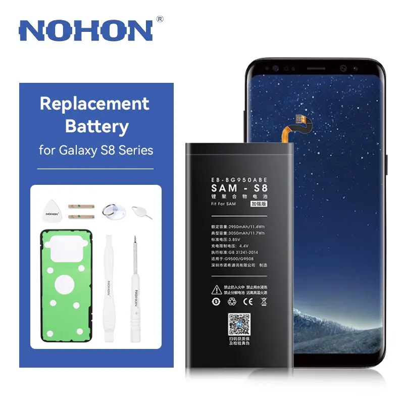 NOHON Battery Replacement for Samsung Galaxy S8 S8 Plus EB-BG950ABA EB-BG955ABE Battery for Samsung Galaxy S8 S8+