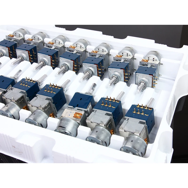 RK27 Type Motor Potentiometer Volume switch for HiFi Stereo Audio Amplifier DIY kits 5KA 10KA 20KA 50KA 100KA 1pcs multiturn potentiometer,rotary potentiometer,adjustable resistor