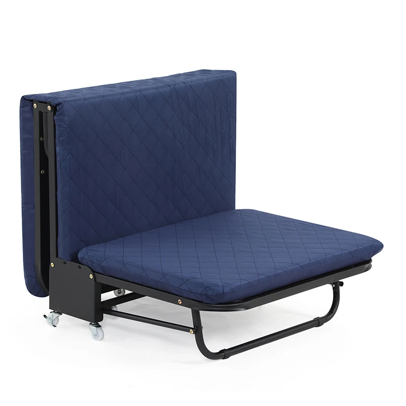 매우 부드럽고 편안한 접이식 침대 공급 업체, 간편한 보관 롤링 간이 침대 금속 침실 접이식 침대, 일본 2 세트  Best5